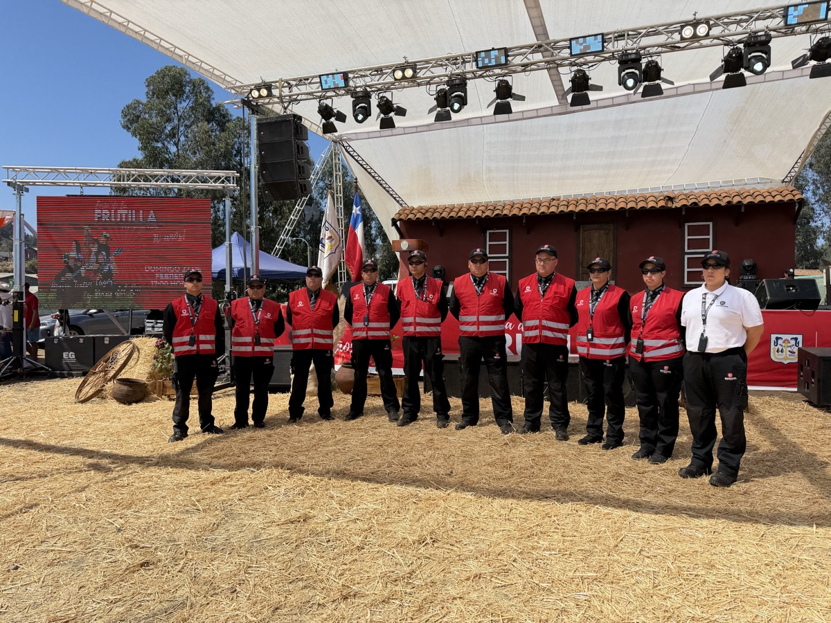 Equipo Servima en operativo de seguridad privada